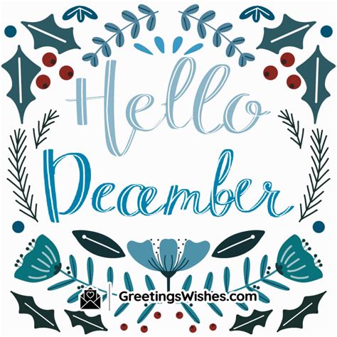 Happy December Month Wishes ( 01 Dec ) - Greetings Wishes