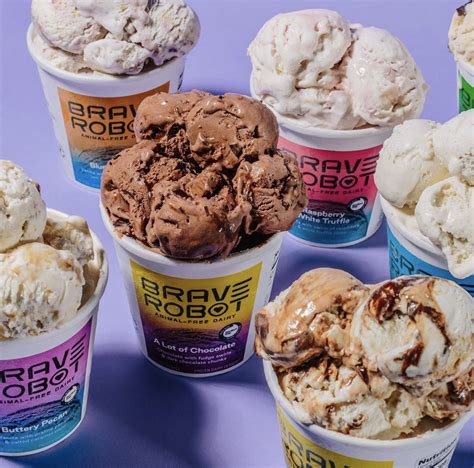 Animal Free Dairy Innovator Brave Robot Ice Cream Now Available In