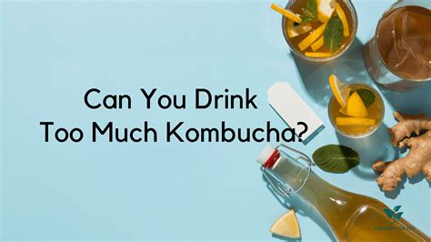 Can You Drink Too Much Kombucha Fermentation Pro