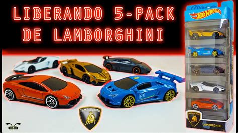 Hot Wheels Lamborghini 5 Pack Youtube