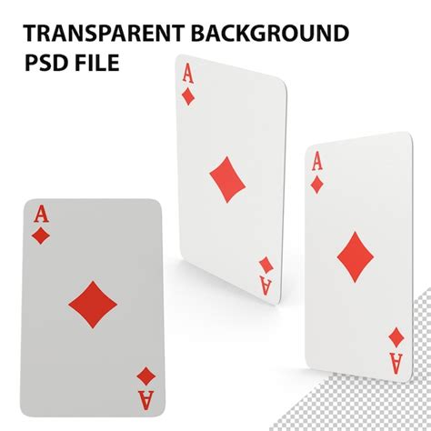 Premium Psd Ace Of Diamond Playing Card Png