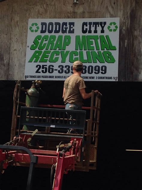 New sign! Yay! - Dodge City Scrap Metal Recycling