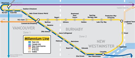 Vancouver Skytrain Route Map 55 Off