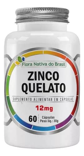 Quelato de zinc bisglicinato 60 cápsulas Flora Nativa MercadoLibre