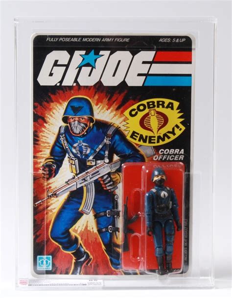 1982 Hasbro G I Joe Carded Action Figure Cobra Officer