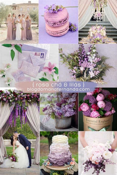 Decora O De Casamento Paleta De Cores Rosa Ch E Lil S Blog De