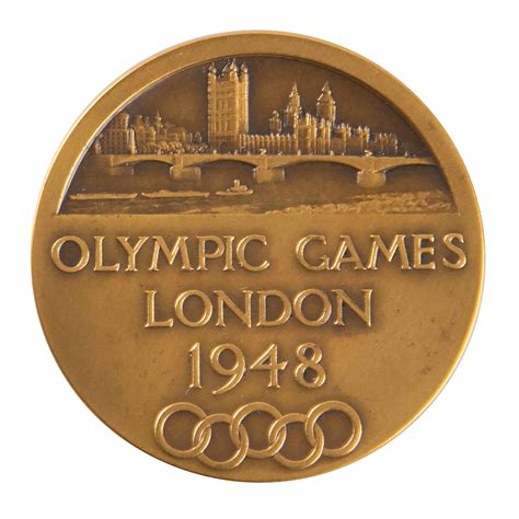 London 1948 Summer Olympics 'Trial' Participation Medal - From