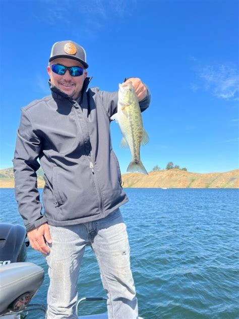 Rb Bass Outdoors Angler Christopher Evola With A Lake Mcclure Fishing