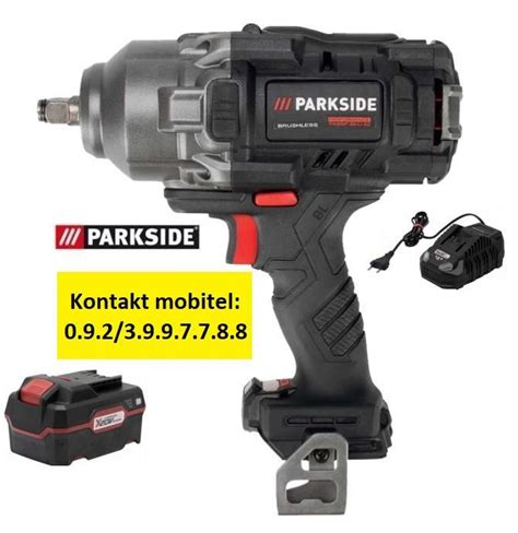 Parkside Aku 20V VELIKI Udarni Odvijac PASSP 20 Li A3 1900Nm CRNI NOVO