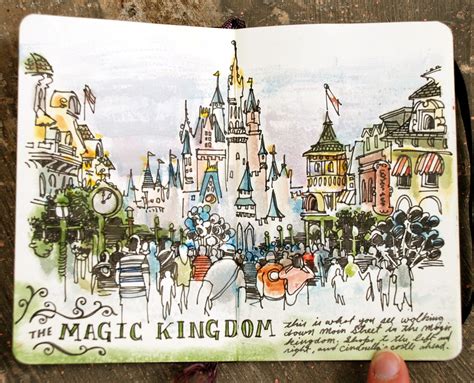 Triumphs Of The Easily Amused Sketches Of Walt Disney World By Chris