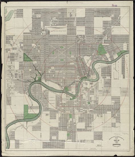 Map of Edmonton from 1912 : r/Edmonton