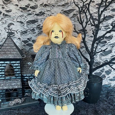 Brynn Creepy Doll Halloween Collectors Prop Haunted Doll Etsy