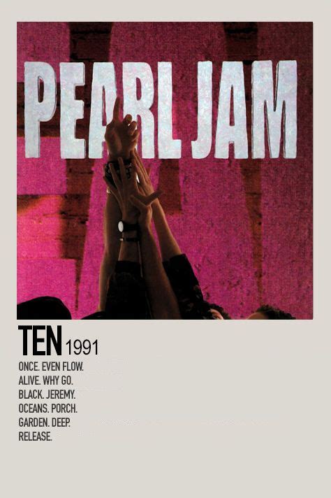 Pearl Jam Ten Album Cover