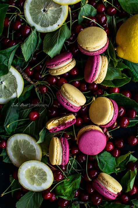 Macarons de cereza y limón bake street macarons de cer Flickr