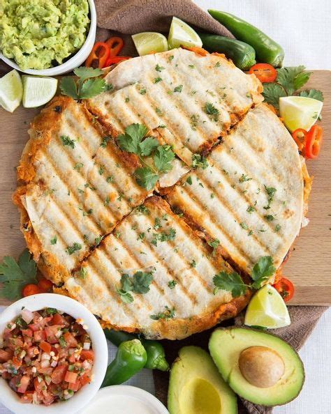 Roasted Sweet Potato And Black Bean Quesadillas Are The Best Vegetarian