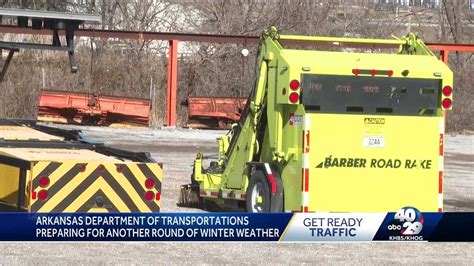 Chance for winter weather has ARDOT focused on keeping roads clear