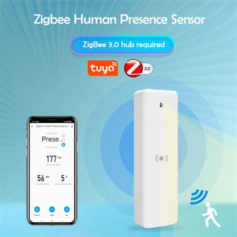 Smart Life Tuya Presence Sensor Zigbee MmWave Human Presence Sensor