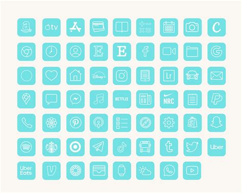 IOS15 App Icons Ios14 Iphone Aesthetic 62 Ios 14 App Icon - Etsy