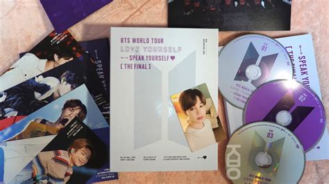 Unboxing Love Yourself Speak Yourself The Final Dvd 언박싱 Youtube