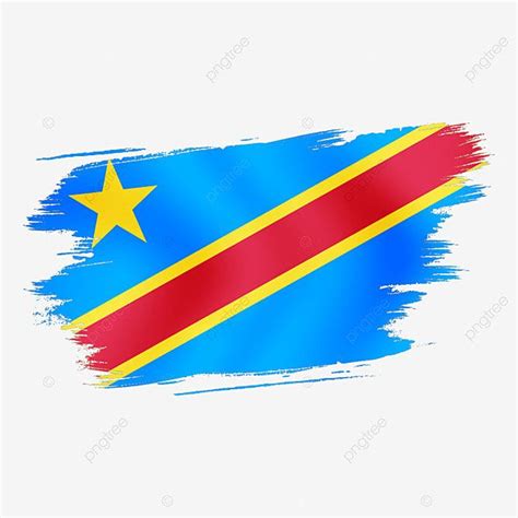 Drapeau Aquarelle Ou Déchiré Du Congo PNG Drapeau Le Jour De