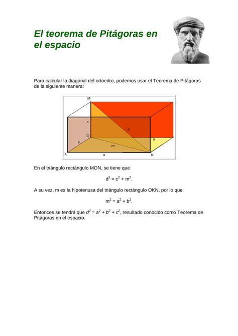 PDF Teorema de Pitágoras en el espacio DOKUMEN TIPS