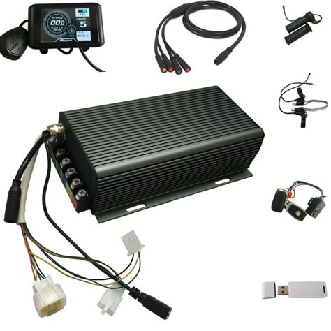 Sabvoton 72v 100a Controller Kit For 5000w Ebike Motor Kit With Ukc1 Bluetooth Alarm 1t4