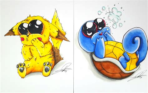 Super Cute Pokemon Drawings! Kawaii Art : r/pokemon