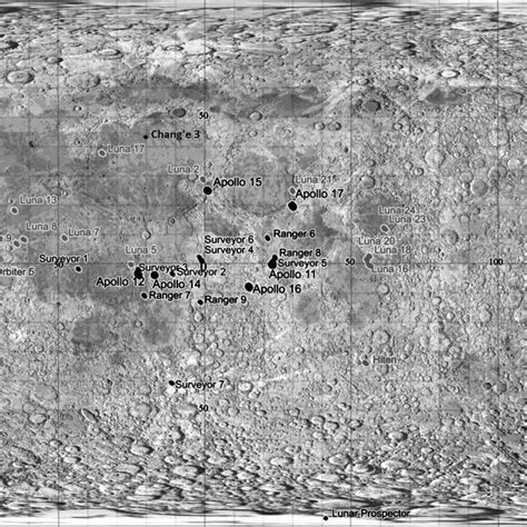 Moon Landing Map