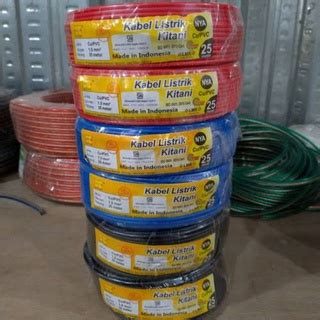 Jual Kabel Listrik Kabel NYA Kitani 1 5 Mm 25 Meter Kabel Instalasi