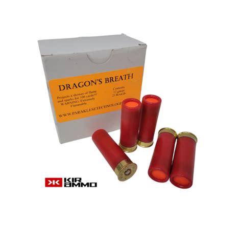 Dragons Breath Incendiary 12 Gauge Same Day Shipping 5 Rounds Bag