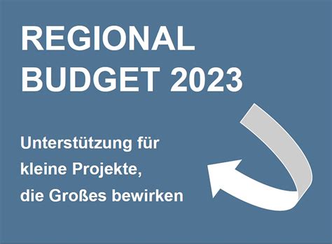 Regionalbudget Gestartet Leader Region Westerzgebirge