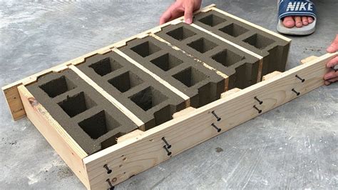 I Can Cast 5 Coupling Bricks At Once From Pallets Simple And