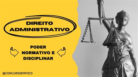 Direito Administrativo Poder Normativo E Disciplinar Youtube