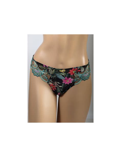 Slip Seduction Ach Eclat Etoile Fleurs Etoiles Lise Charmel