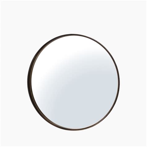 Harper Round Wall Mirror Bronze Round Wall Mirrors