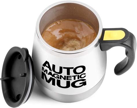 Taza auto agitadora de 380ml Taza automezcladora eléctrica de acero