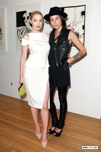 Tasya Van Ree S Private Viewing Of Distorted Delicacies Amber Heard