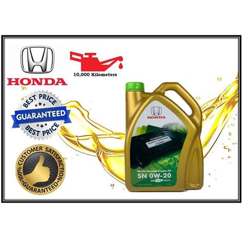 Honda 0w20 4L Fully Synthetic Engine Oil 0w-20 4Liter Minyak Enjin API ...