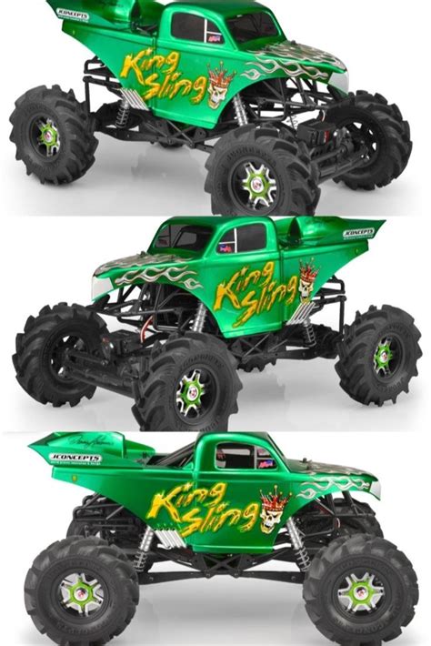 Jconcepts King Sling Mega Truck Body W Scoop And Spoiler King Sling Trucks Mud Trucks