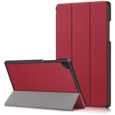 Foldpro Borítás Samsung Galaxy Tab A7 10 4 2020 T500 T505 Telefonhoz Sötétvörös Emag Hu