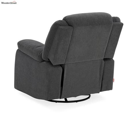 Buy Avalon Fabric Seater Revolving Manual Recliner Chair Grey