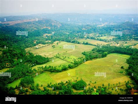 Aerial View Of Vynad Calicut Kerala India Stock Photo Alamy