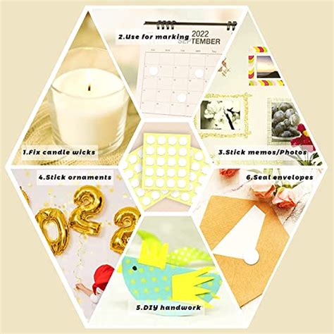 Pincute Pcs Wick Stickers For Candle Making Double Sided Heat