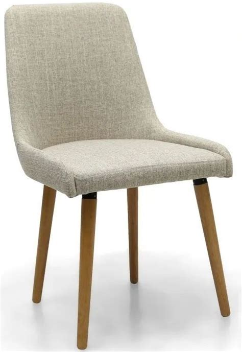 Ecomatrix Leila Fabric Dining Chair Sold In Pairs