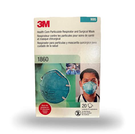 3m 1860s N95 Niosh Small Face Mask Particulate Respirator 20box