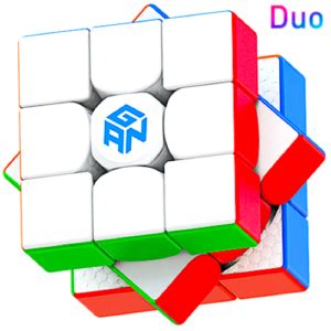 Gan Magnetic Duo X Stickerless Rubik Kocka Speedcubeshop