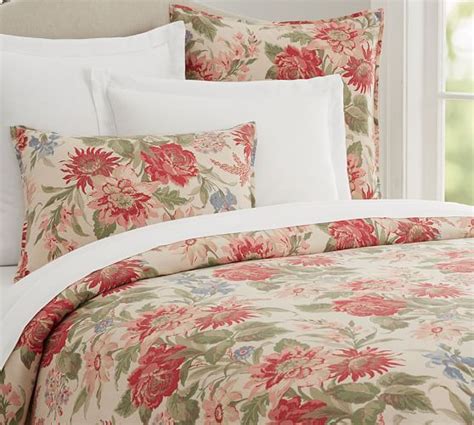 Marla Floral Print Duvet Cover And Sham Pottery Barn