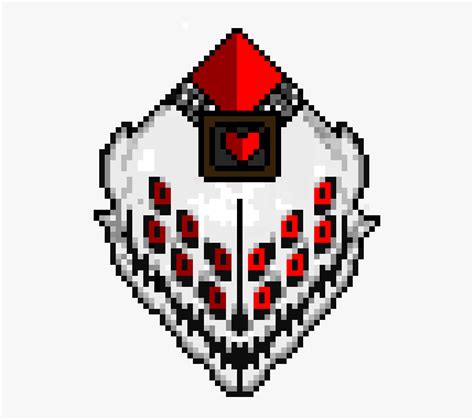 Gaster Blaster Pixel Art Grid - img-dink