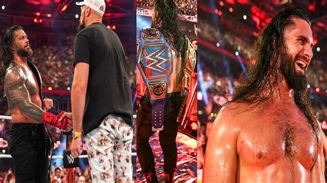 Roman Rings Defeat Drew Mcintyre Seth Destroy Riddle Tyson Fury And