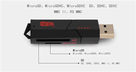 C307 USB 3 0 High Speed Transmission TF SD Memory Card Reader OTG